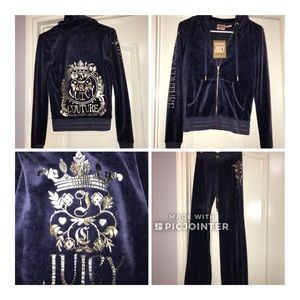 Juicy Couture Velour Track Set, Brand New with tag